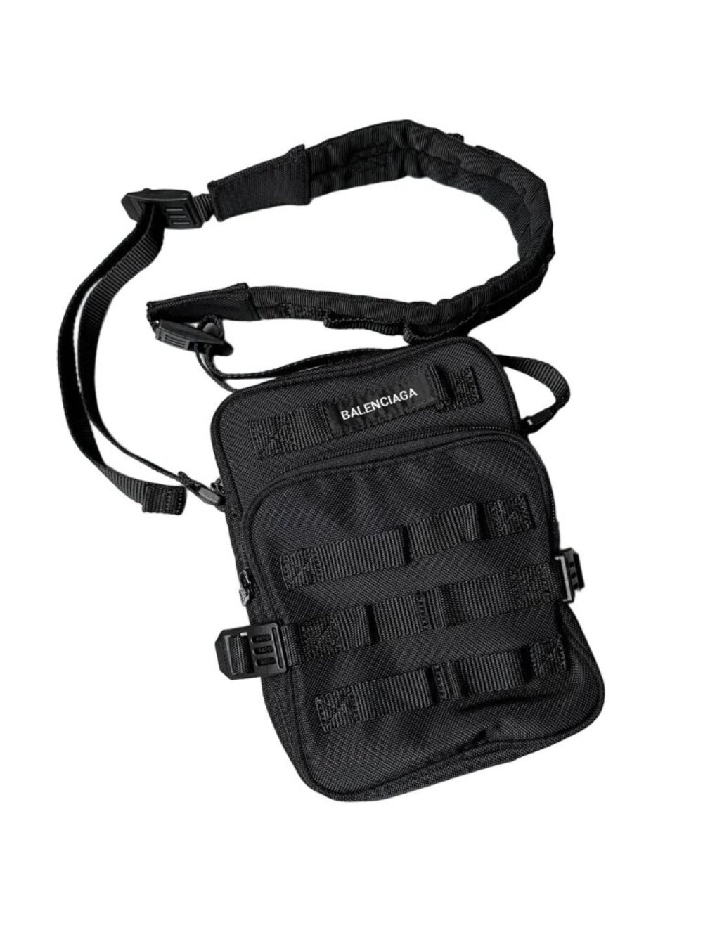 Balenciaga Army Cross Belt Bag Black